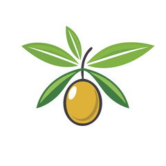 Olive Icon Isolated on a Transparent Background