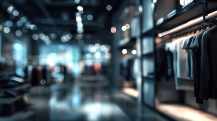 Fototapeta premium Clothing store interior