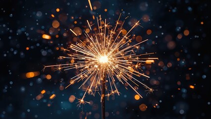 Obraz premium Winter Festivity Sparkler