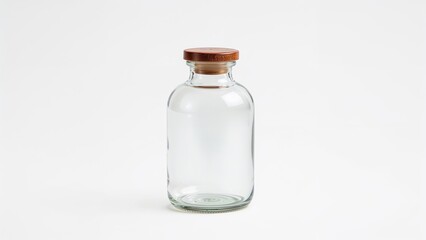 Dark container for pharmaceuticals against a white backdrop