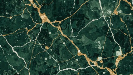 Obraz premium An abstract pattern on a three-dimensional frame enhances the modern aesthetic of corporate interiors, resembling the rich texture of marble cladding.