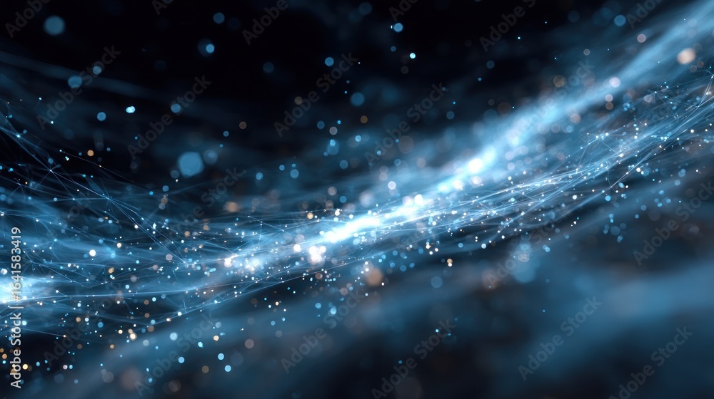 Poster digital particle flow