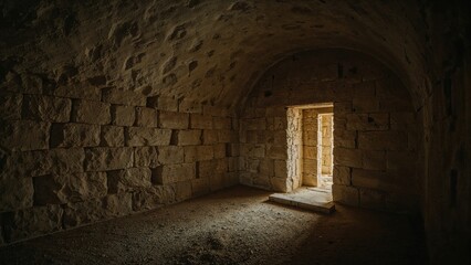 Obraz premium Glowing Interior of Jesus' Vacant Tomb