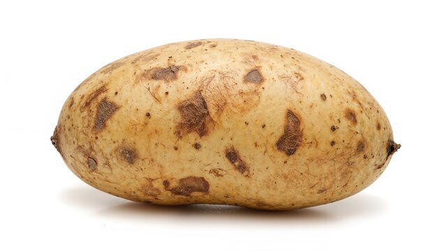 Visual representation of early blight in potato crops against a white background