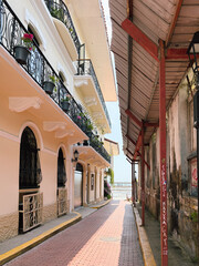Charming Colonial Alleyway in Casco Viejo, Panama