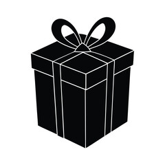 Event planner element isolated gift box on white background