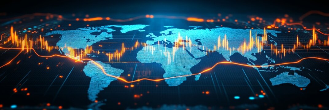 Stock Market Analysis with Economic Charts, Currency Trends, and Global Investment Insights