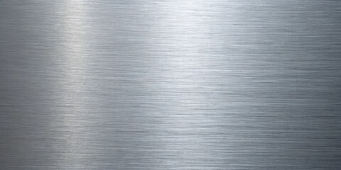 Seamless brushed metal texture background, ideal for industrial design and modern technology applications with a polished look