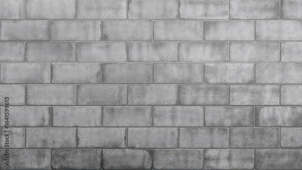 Poster texture pattern of an unbroken concrete block wall
