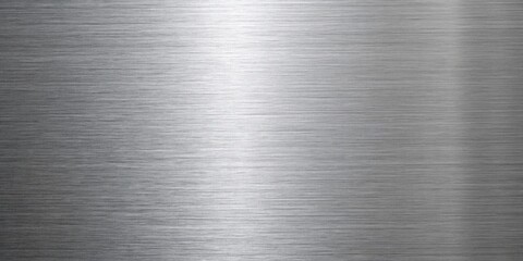 Shiny brushed metal texture background with light reflections, ideal for modern industrial designs and backgrounds, adding a sleek and sophisticated touch