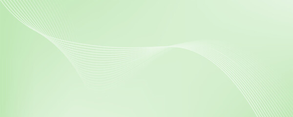 Abstract background with lines and grid. Medium banner size. Element for design. Vector background for brochure, booklet, flyer, poster. Green color. Summer, eco, nature