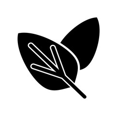 Leaf icon design template SVG
