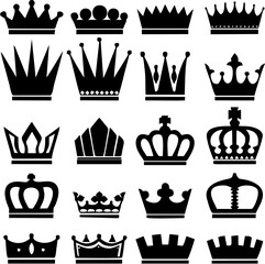 Royal Crown Set Vector.eps