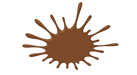 Obraz premium Luscious chocolate splash, perfect for dessert themes, decadent treats, and sweet indulgence creations for branding and marketing initiatives