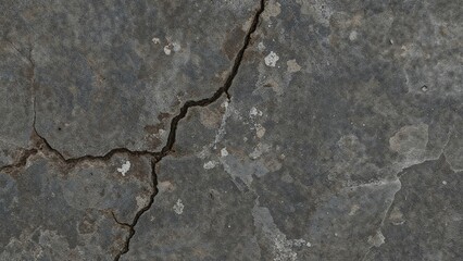 Obraz premium Gray rock texture with a rough, cracked surface