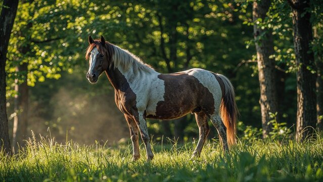 Knabstrupper breed horse showcased in Europe