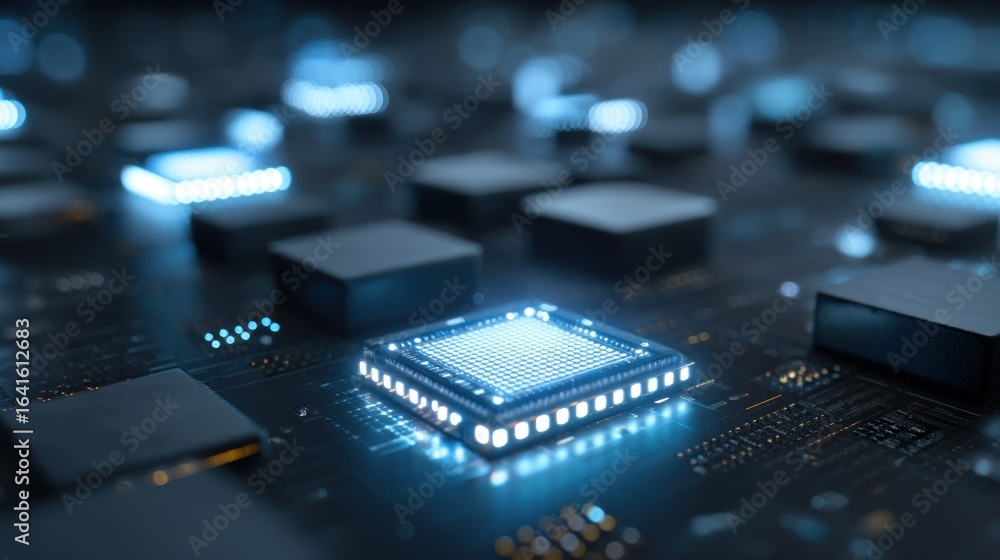Poster tech microchip
