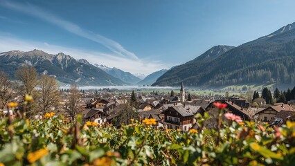 Kaltern on the Wine Route, a town in northern Italy's South Tyrol region
