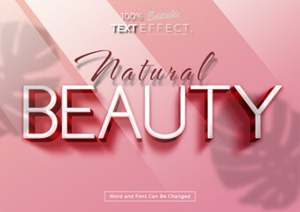 Natural Beauty Text Effect