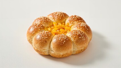 Steamed fluffy bread resembling clouds from Korean cuisine