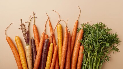 Bright and Nutritious Carrots  A Healthy Selection