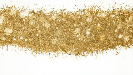 Festive gold sparkle pattern with abstract bokeh design
