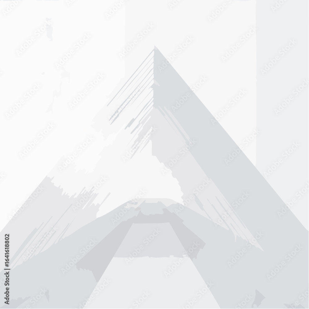 Poster abstract architecture background geometric arched building 3d render2