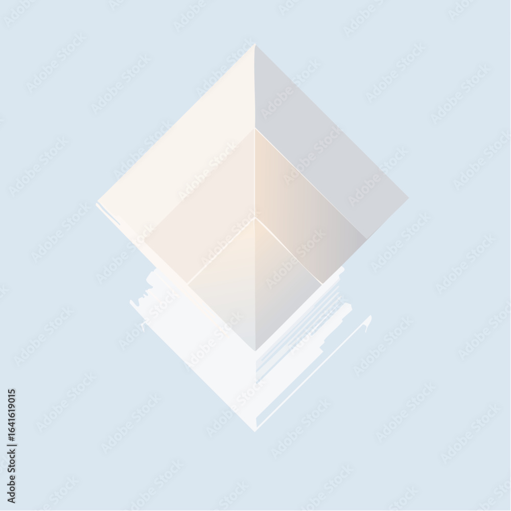 Poster abstract architecture background geometric arched building 3d render 3