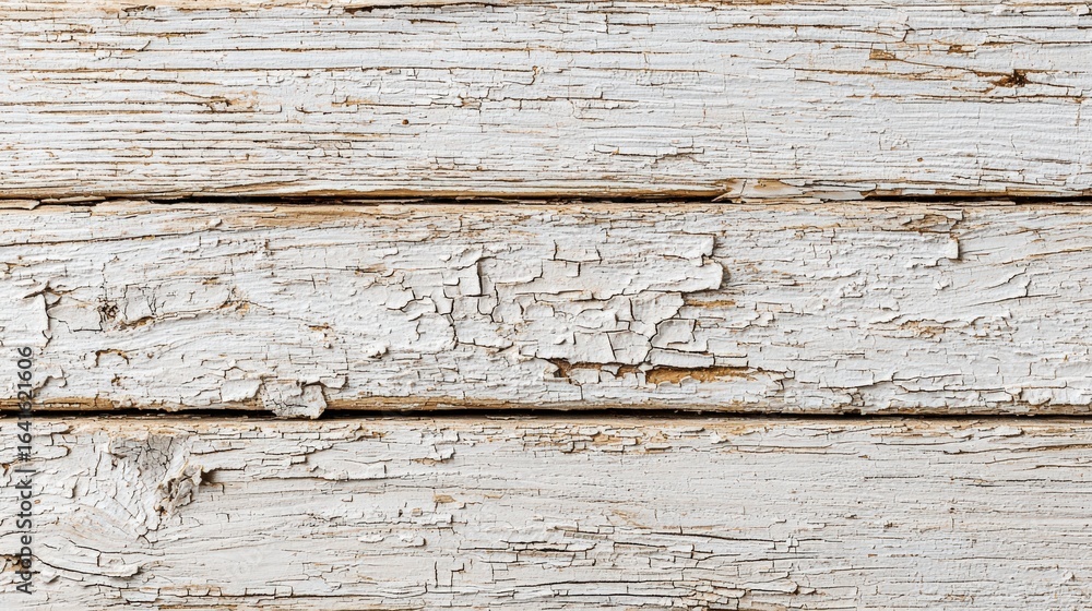 Poster rustic white wood texture background with weathered paint for creative projects and design mockups