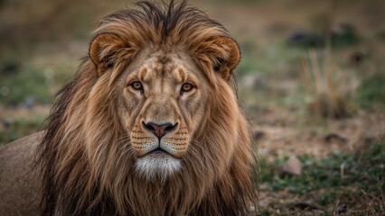 Wild animal: Lion (Panthera leo) in nature