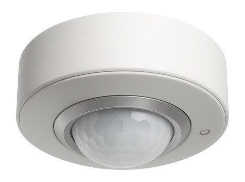Ceiling-mounted occupancy sensor with a low-profile design and PIR technology