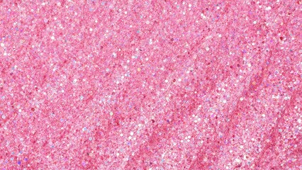 Shimmering holographic surface with bright white glitter and sequin details