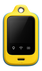 Personal GPS tracker with lanyard hole and micro USB charging for child safety