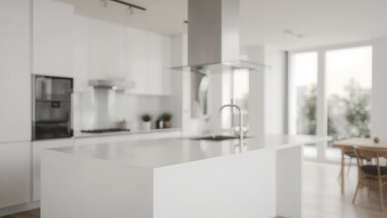 Blurred view of residential gas fitting indoors