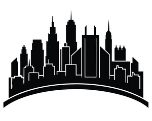 Fototapeta premium City Silhouette