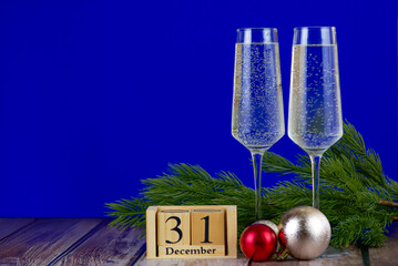 Join our New Year Celebration with Champagne and decorations for a memorable evening