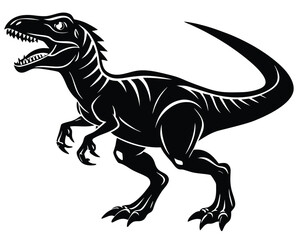 Fototapeta premium Dinosaur Silhouette