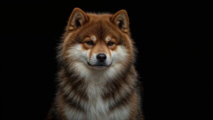 Fototapeta premium Characteristics of the Shiba Inu Dog