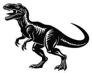 Obraz premium Dinosaur Silhouette