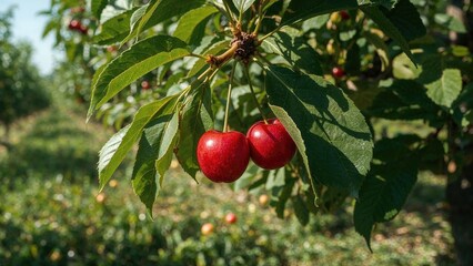Vivid red tangy cherry
