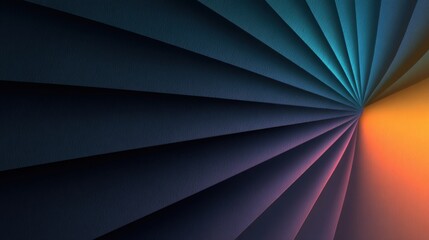 Obraz premium abstract dark folded color design
