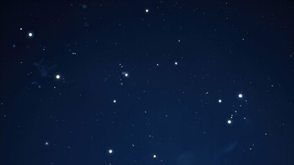 Fototapeta premium Minimalist depiction of festive star-shaped lights