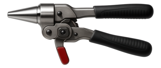 Compact hand-operated tube expander with a ratcheting mechanism for a plumbing workshop.