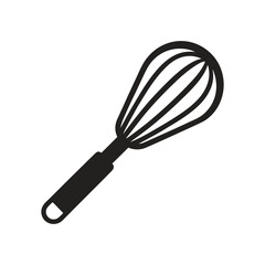 whisk editable stroke outline icon isolated silhouette vector art