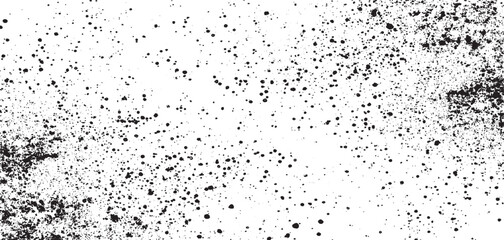 Black and white grunge frame. rough and dirty texture wall background dirty and scratches frame. Dust particle and dust grain texture or dirt overlay Vector texture dust overlay creat grunge effect
