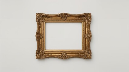 Vintage gold edging displayed on a simple background