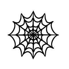 Spider web doodle