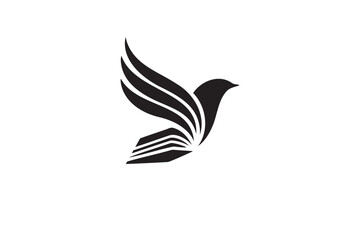 Bird with book logo