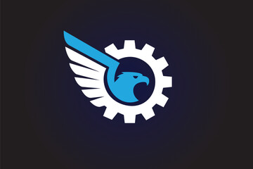 Eagle gear modern logo