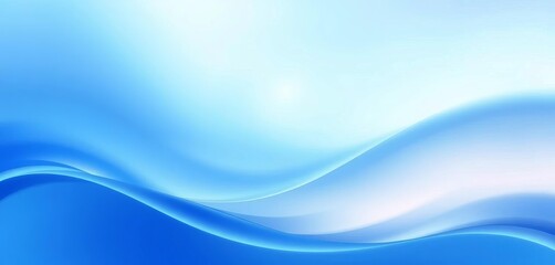 Soft blue gradient backdrop, abstract flowing design, long banner format,  ethereal,  pastel